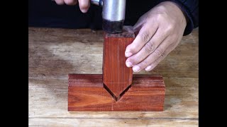 The application of Chinese mortise and tenon technique in the hard core of the palace circle chair [upl. by Nimsaj]