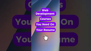 Web Development Courses You Need on Your Resume 2025 coding code [upl. by Aliled]