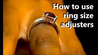 How to use Ring Size Adjusters [upl. by Esirehs325]