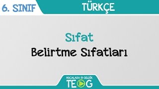 Sıfat  Belirtme Sıfatları [upl. by Barnaba709]