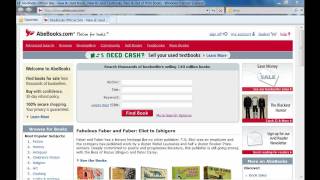 AbeBookscom Help  How to Place an Order [upl. by Nohsyar19]