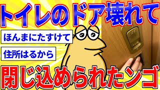 トイレのドアが壊れて閉じ込められたンゴ【2ch面白いスレゆっくり解説】 [upl. by Edana96]