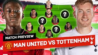 Main Man Mainoo Erik ten Hag vs Ange Postecoglou Man United vs Tottenham Tactical Preview [upl. by Yeo752]