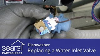 Replacing the Water Inlet Valve on a Dishwasher [upl. by Inverson]