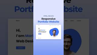 Responsive Portfolio Website HTML CSS JavaScript [upl. by Arabela]