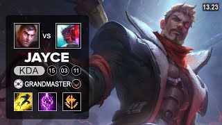 Jayce vs Yone Top  KR Challenger  Patch 1323 Season 13 [upl. by Lambard712]