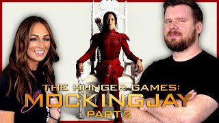 My wife watches MOCKINGJAY PART TWO for the FIRST time  Movie Reaction [upl. by Lachman]