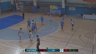 HIGHLIGHTS 2024 2 SKL U20  KK Portorož  KK Izola  Miha Stanovnik  7 trojke [upl. by Pohsib]