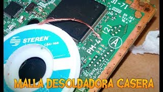 Malla desoldadora casera  Para insurgentes de la electrónica [upl. by Yorled348]