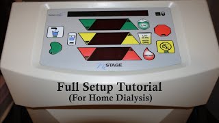 How To Setup The NxStage System One Full Tutorial For Home Hemo Dialysis Patients [upl. by Enidualc52]