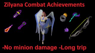 Combat Achievements All Commander Zilyana Grandmaster Tasks [upl. by Adlih]