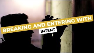 Breaking and Entering with Intent  Sydney Criminal Lawyers® [upl. by Aivatnahs]