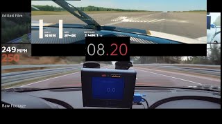 Chiron SS Vs Regera 200250 mph Acceleration [upl. by Joanna653]