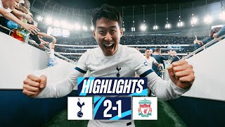 TOTTENHAM HOTSPUR 21 LIVERPOOL  PREMIER LEAGUE HIGHLIGHTS  INCREDIBLE LATE DRAMA AGAIN [upl. by Kinsman514]