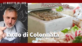 Lardo di colonnata fatto da un norcino ricetta originale [upl. by Leonore]