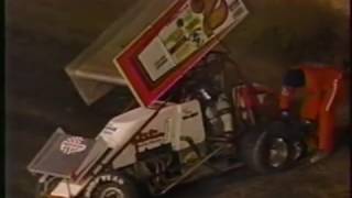 1996 World of Outlaws Kings Royal At Eldora A MAIN HIGHLIGHTS Part 1 of 2 [upl. by Zwiebel22]