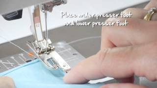 Tutorial how to use the BERNINA hemmer feet no 6169 [upl. by Jasper]