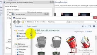 Como cambiar el icono de papeleras de reciclaje MEDIAFIRE [upl. by Hekking]