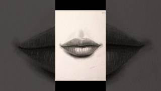 How to Draw REALISTIC LIPS  Easy DIY Makeup Tutorial  shorts [upl. by Brandise]