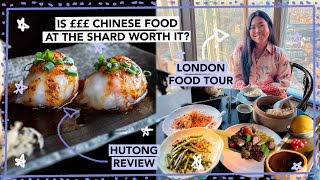 Eating £££ Chinese Food in London  Is it worth it  Hutong The Shard Restaurant Review [upl. by Oniger997]