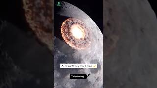 Astroid का चंद्रमा से टकराना😱😱moon astroid astrology moonmission facts shorts [upl. by Lika56]