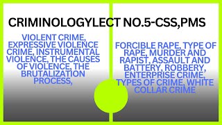 Lecture No 5 Criminology CSS by Sir Umair [upl. by Lanod]