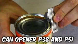 Survival Mini Can Opener P38 and P51 Test [upl. by Nguyen]