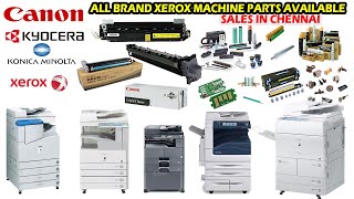 XEROX MACHINE ALL SPARE PARTS AVAILABLECOPIER TECHTAMIL [upl. by Annawik]