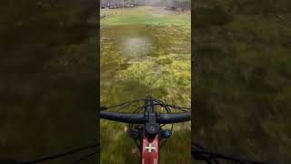 Cycling down the ski slope mtb shorts downhill [upl. by Anilah]