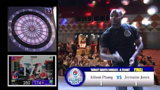 DARTSLIVE OPEN 2017 MALAYSIA  TARGET DARTS SINGLESA FLIGHT FINAL [upl. by Mcdermott]