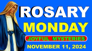 Rosary Today  Rosary Monday  Joyful Mysteries Rosary  Catholic Rosary Prayer  Nov 11 2024 [upl. by Ocirrej28]