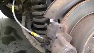 W124  Rear Brake Hoses and Struts  Part 2 [upl. by Netti276]