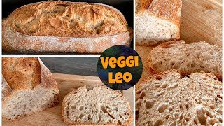 Brot backen ohne Hefe  mit Hefewasser  super knusprig [upl. by Ettegirb]