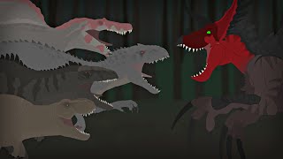 TRex Spino Giga amp IndominusRex VS Ultimasaurus  Jurassic World Battle Animation 33 [upl. by Terri169]