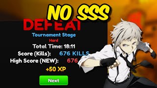 NO SSSNO EMILIA 676 KILL STRAT IN TOURNAMENT 42  Anime Adventures [upl. by Ymerrej]