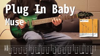 Muse  Plug In Baby l Guitar cover amp TAB l 일렉기타 쉬운 연습곡 [upl. by Glavin]