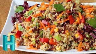 How to Make Rainbow Quinoa Salad Recipe  Hilah Cooking [upl. by Almeida]