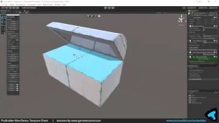 MiniDemo Simple quotTreasure Chestquot in Unity with ProBuilder [upl. by Leahcam28]