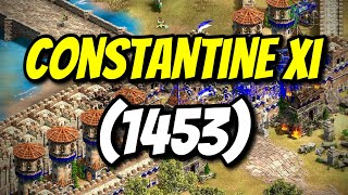 Constantine XI 1453 Campaign Hard AoE2  Victors and Vanquished DLC [upl. by Inga719]