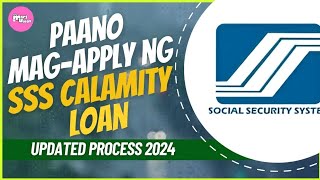 PAANO MAG APPLY NG SSS CALAMITY LOAN ONLINE Updated Process 2024  Miss Marj Vlogs [upl. by Tletski]