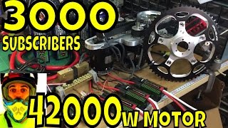 3000 SUBSCRIBERS whats coming next 42000w EV  supercapacitors  2000w LED ebike light [upl. by Alger]