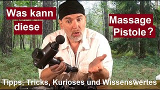 ✅Massagepistole für Rücken Schulter Nacken Beine massage Massagegerät für tiefe Muskeln Test deutsch [upl. by Reffinej404]