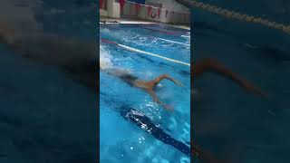 25 METRE SERBEST STİL YAN NEFESLİ KULAÇ yüzme swim yüzmeöğretmenim sports sport swimmingpool [upl. by Anyaj138]