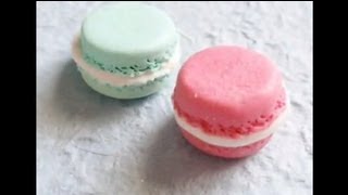 French Macaron  Polymer Clay Tutorial [upl. by Lew]