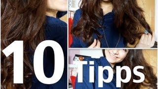 Langes gesundes amp glanzvolles Haar  10 TIPPS [upl. by Llewxam]