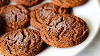 Gingersnap Cookies  Cooking With Ginger [upl. by Attey]