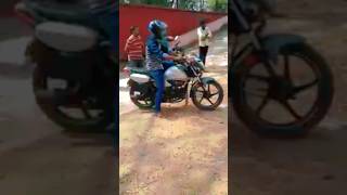 Motorcycle Driving Test at RTO  2 Wheeler Driving Test shorts ytshorts motorcycle bike like [upl. by Sella]