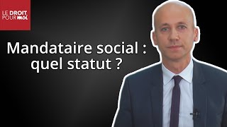 Le mandataire social  par Olivier Bongrand avocat en droit du travail membre du réseau GESICA [upl. by Kelcie]