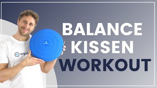 Balancekissen Workout ➡️ Trainiere in 8 Minuten Deinen ganzen Körper [upl. by Erhard]