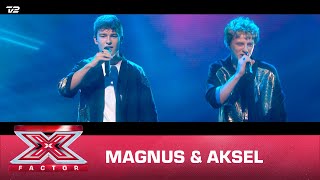 Magnus amp Aksel synger ’Fashion’  John Bellion Live  X Factor 2020  TV 2 [upl. by Rodman]